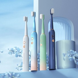 Smart sonic rechargeable adult electric toothbrush