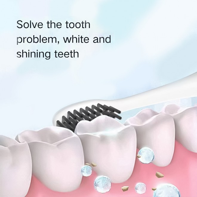 Portable ultrasonic electric toothbrush for adults