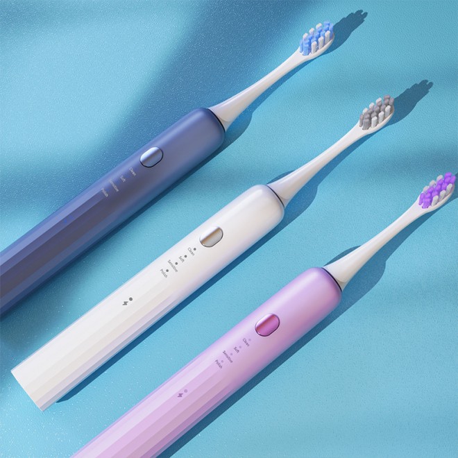 Rechargeable sonic waterproof adult electric toothbrush