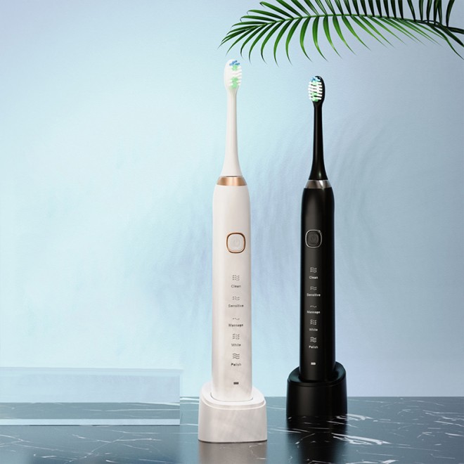 Rechargeable oral care sonic adult electric toothbrush