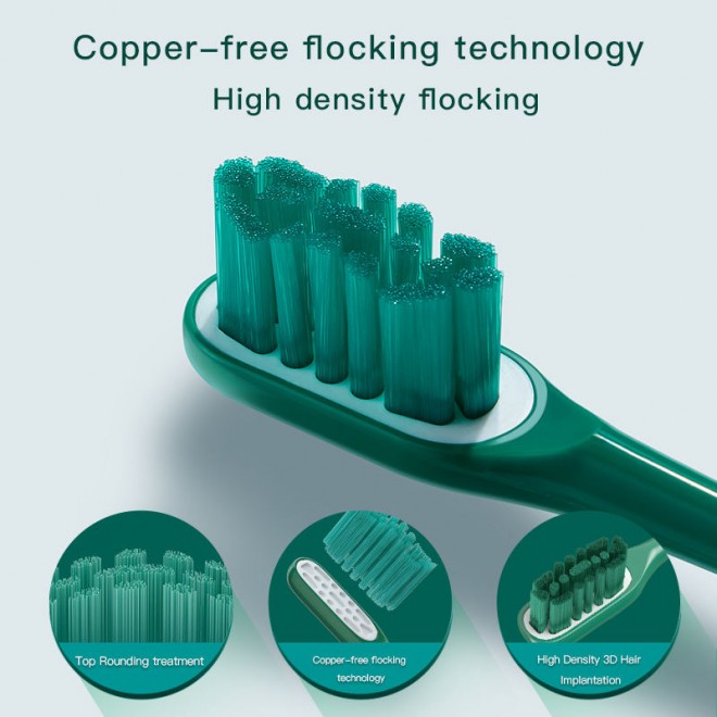 Ultrasonic rechargeable waterproof adult electric toothbrush