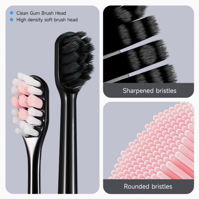 Fashionable design ultrasonic electric toothbrush for adults