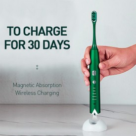 Waterproof soft bristle 5-mode adult electric toothbrush