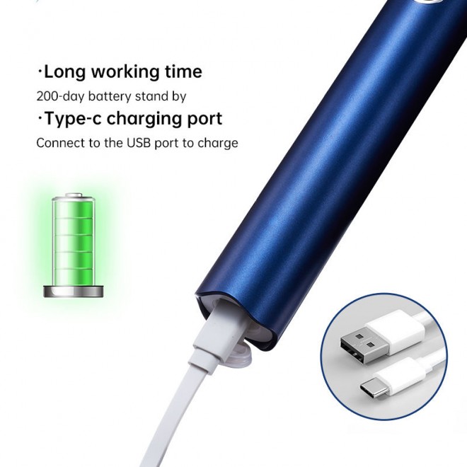 Multifunctional sonic vibration adult electric toothbrush