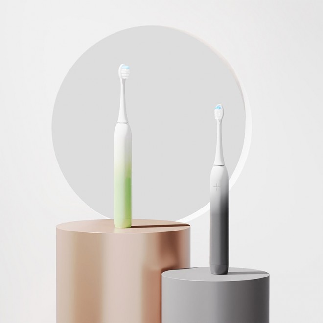 Gradient color 4 modes adult electric toothbrush