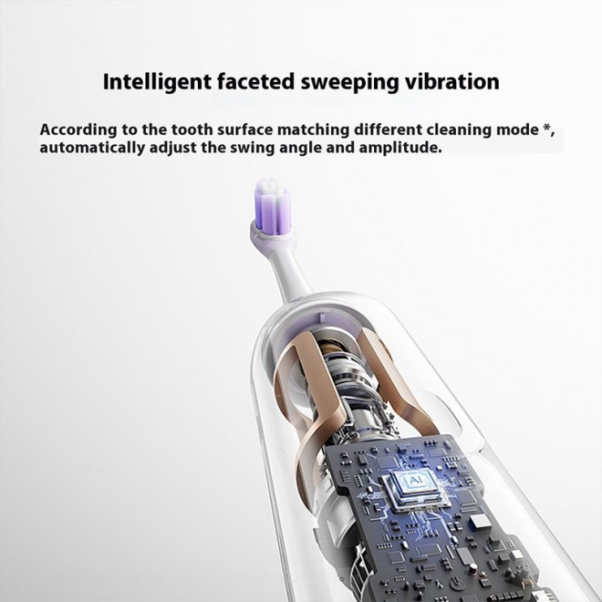 Color screen digital display adult electric toothbrush