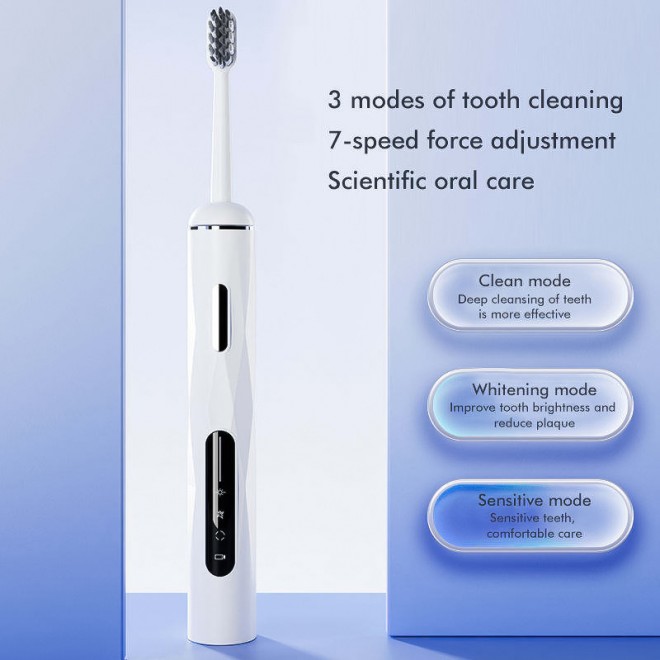 Ultrasonic high frequency adult electric toothbrush