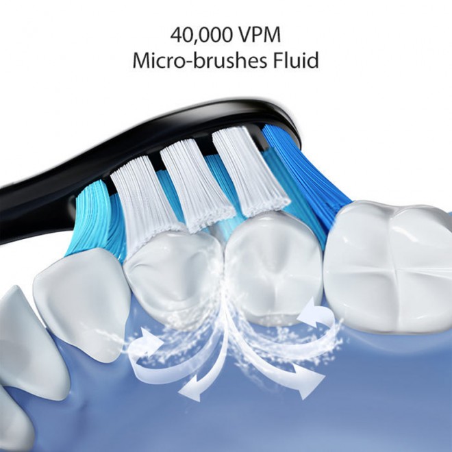 5-mode sonic rechargeable adult electric toothbrush