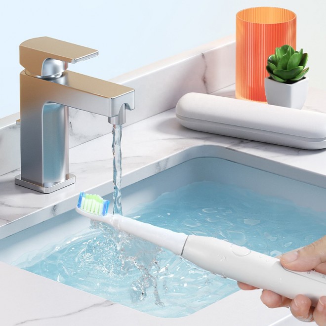Simple ultrasonic vibration adult electric toothbrush