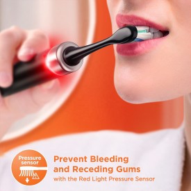 High-frequency vibration waterproof APP electric toothbrush