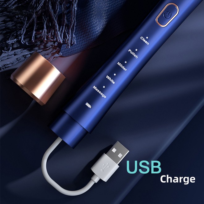 Soft bristle deep cleaning adult electric toothbrush