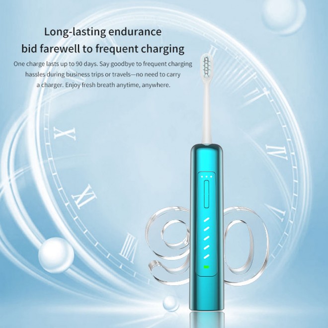 Wireless sonic waterproof adult electric toothbrush