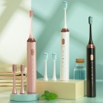 Multi-speed adjustable waterproof adult electric toothbrush
