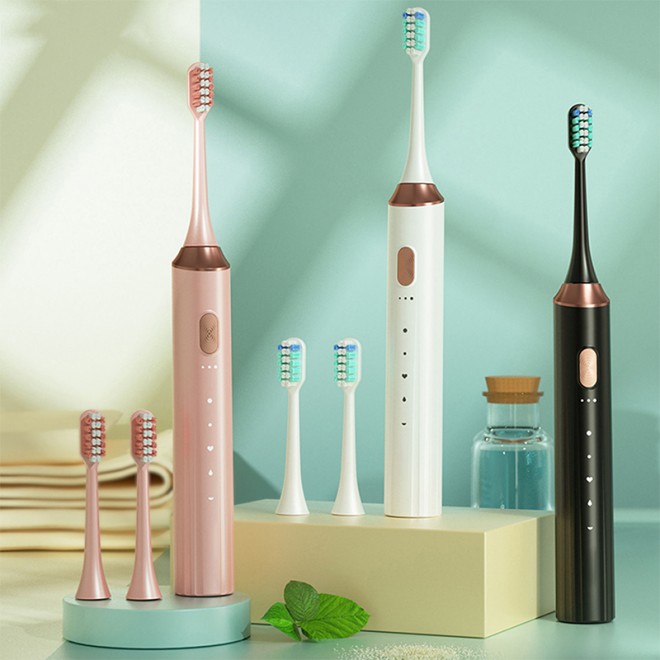 Multi-speed adjustable waterproof adult electric toothbrush