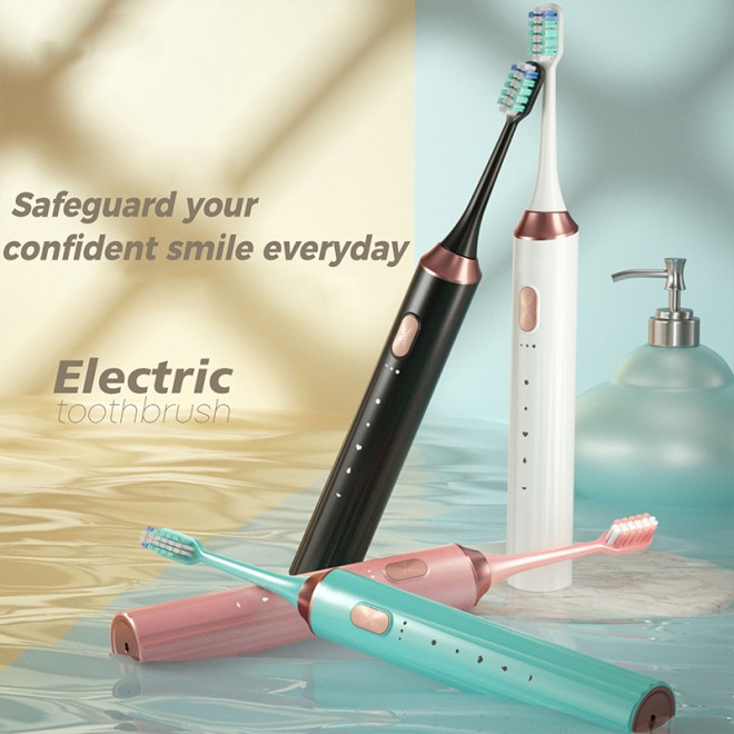 Multi-speed adjustable waterproof adult electric toothbrush