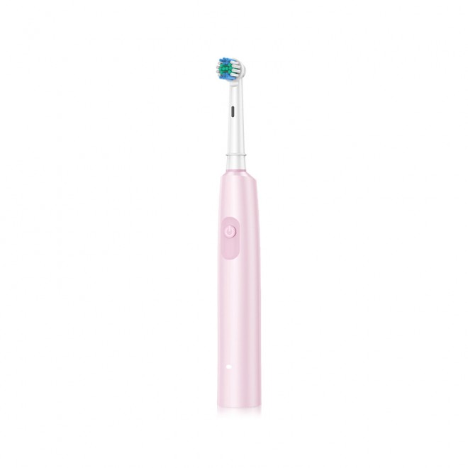 Round head soft bristle rotating adult electric toothbrush