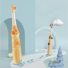 Sonic vibration mushroom pattern children's electric toothbrush