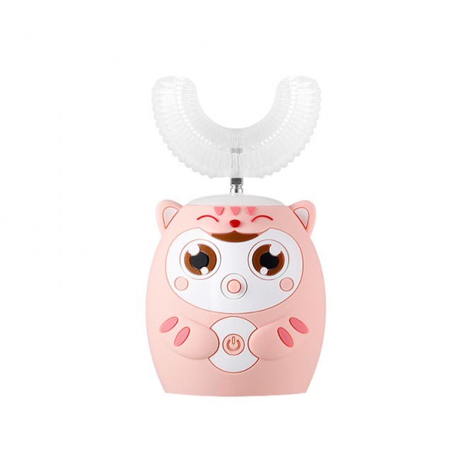U-shaped automatic ultrasonic children's electric toothbrush