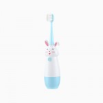 Rabbit-shaped soft-bristled electric toothbrush for children