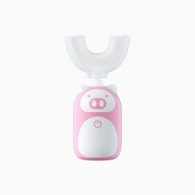 Smart silicone ultrasonic children's electric toothbrush
