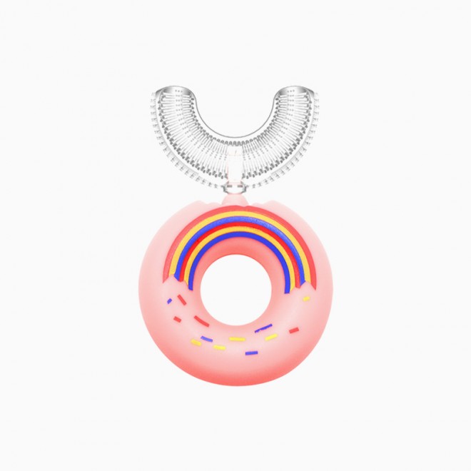 Donut U-shaped brush head children's toothbrush