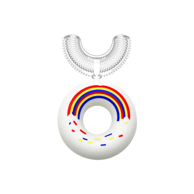 Donut U-shaped brush head children's toothbrush