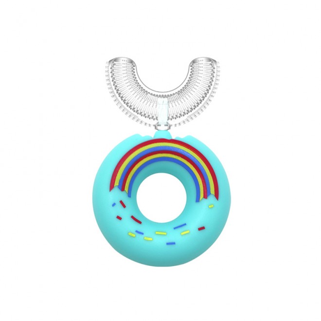 Donut U-shaped brush head children's toothbrush