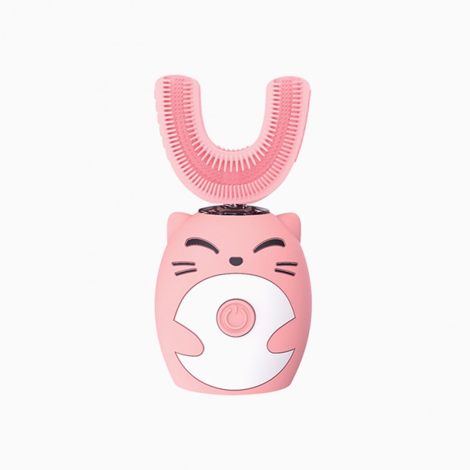 U-shaped brush head ultrasonic electric toothbrush for children