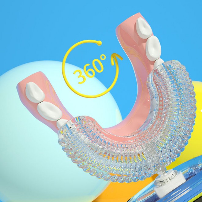 Rechargeable automatic sonic children's electric toothbrush