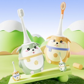 Cartoon waterproof sonic children's electric toothbrush