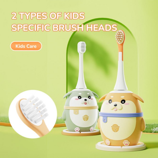 Cartoon waterproof sonic children's electric toothbrush