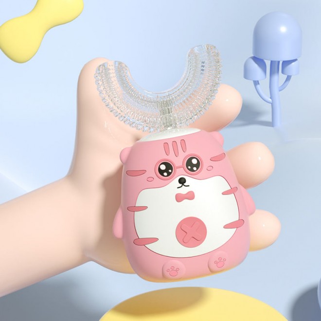 Waterproof five-speed sonic children's electric toothbrush