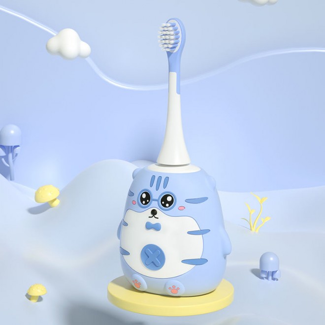 Waterproof five-speed sonic children's electric toothbrush