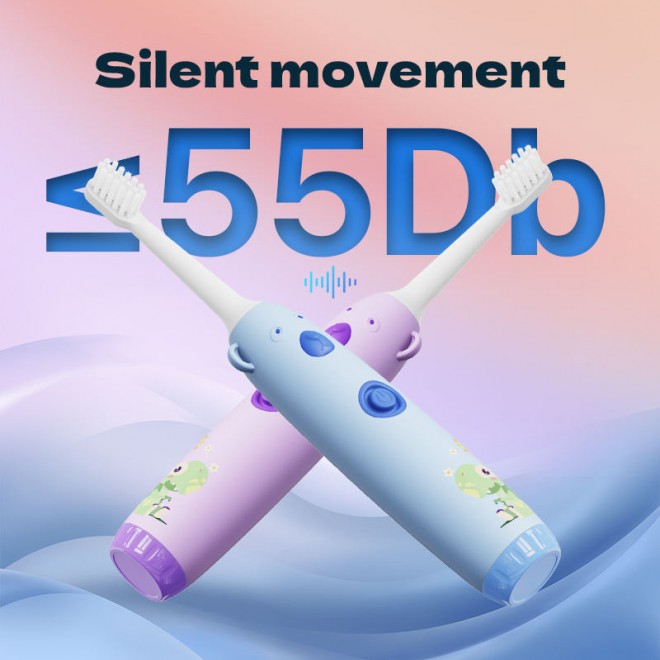 Cartoon non-slip handle children's electric toothbrush