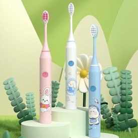 Smart timing super soft bristle children's electric toothbrush