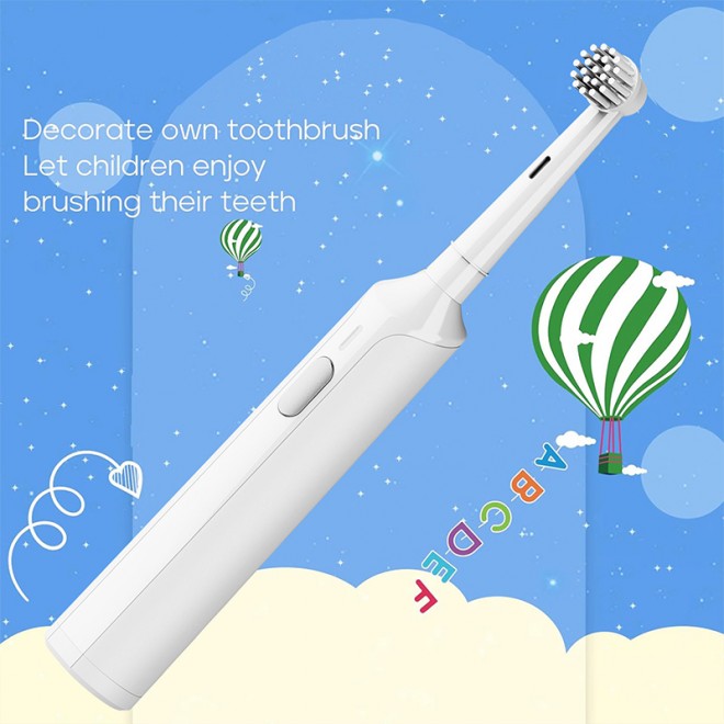 Battery-powered sonic children's electric toothbrush
