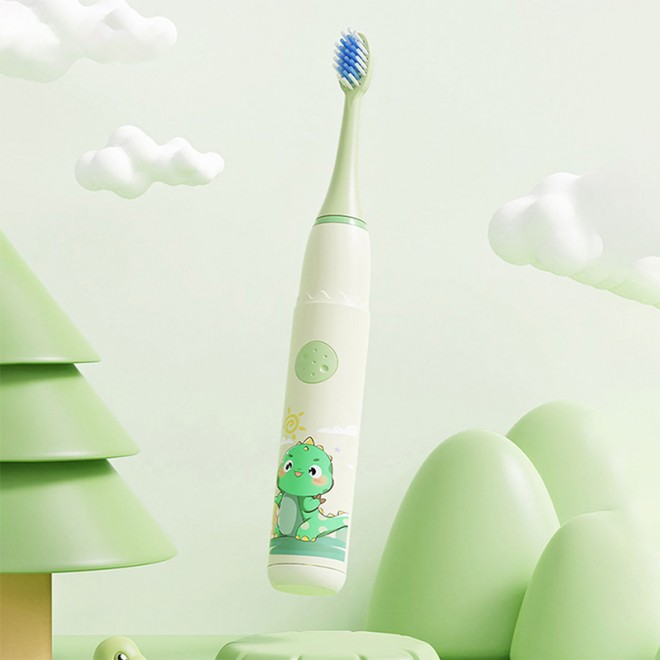 Smart waterproof rechargeable children's electric toothbrush