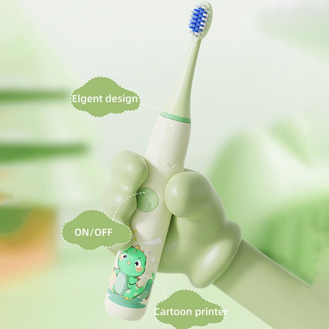 Smart waterproof rechargeable children's electric toothbrush