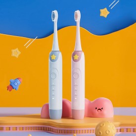 Ultrasonic pressure sensor children's electric toothbrush