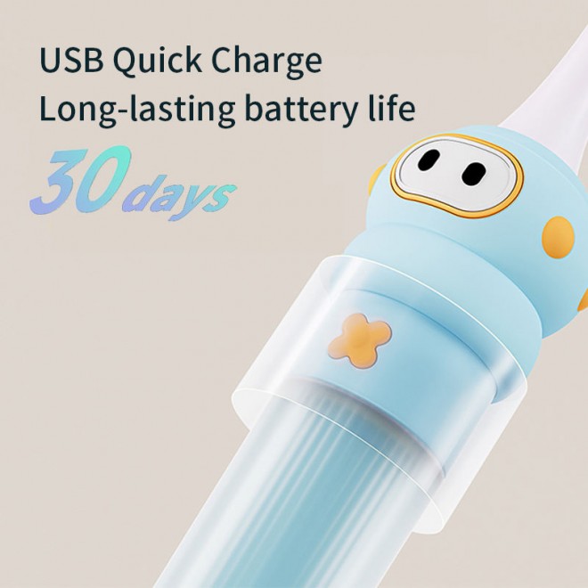 3 cleaning modes sonic children's electric toothbrush