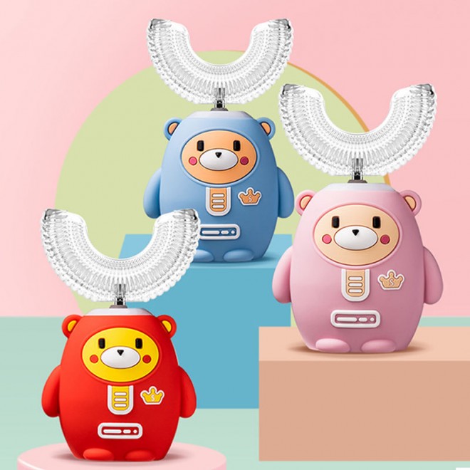 High-quality U-shaped brush head children's electric toothbrush