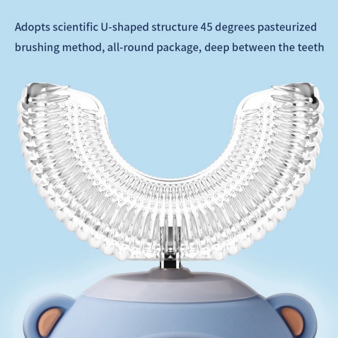 High-quality U-shaped brush head children's electric toothbrush