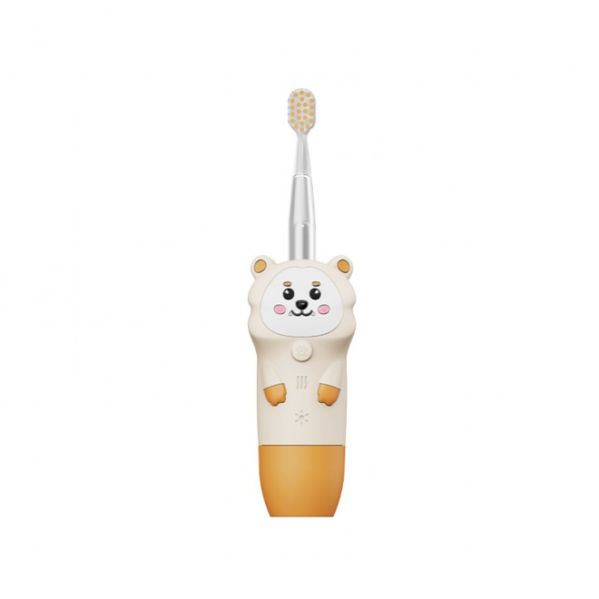 Cartoon silicone 3 modes children's electric toothbrush