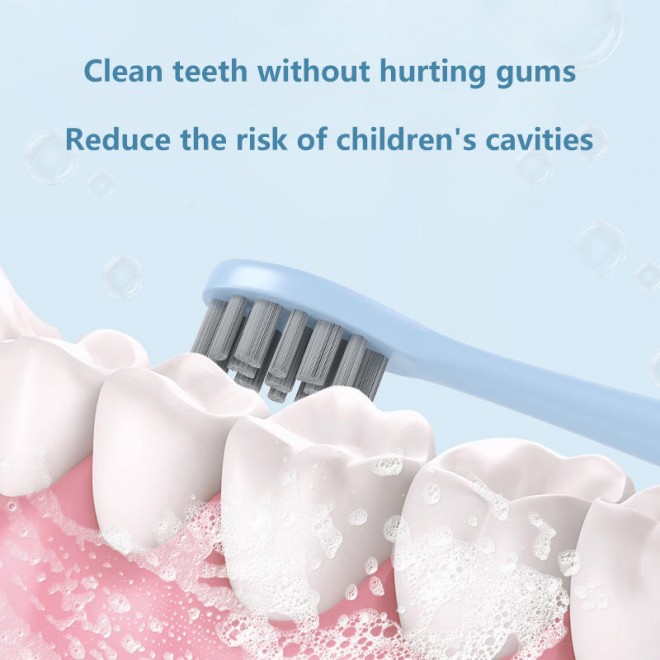 Rechargeable sonic vibration children's electric toothbrush