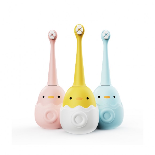 Automatic vibration waterproof children's electric toothbrush