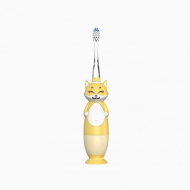 Battery sonic silicone children's electric toothbrush