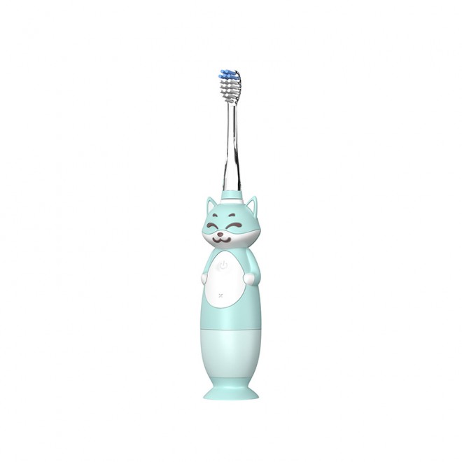 Battery sonic silicone children's electric toothbrush