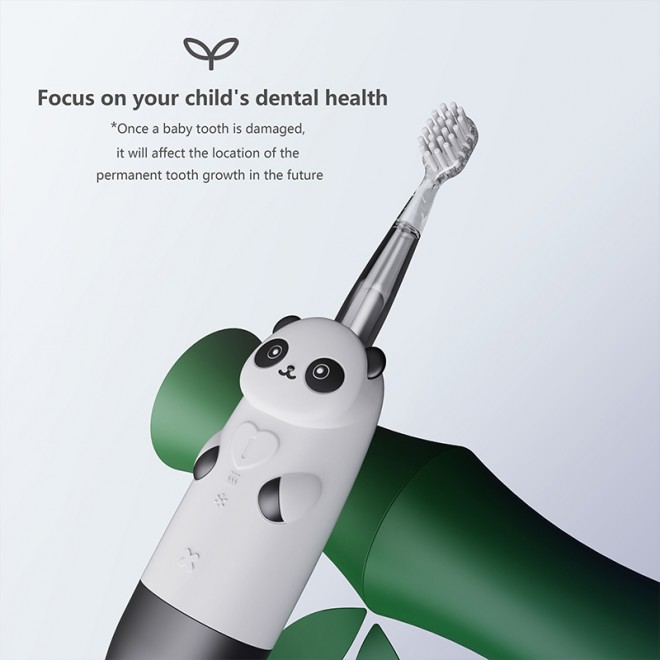 Ultrasonic 3-mode children's electric toothbrush