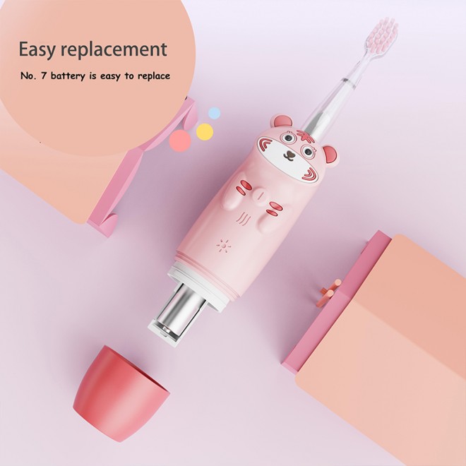 Automatic cartoon sonic children's electric toothbrush