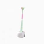 Creative three-sided soft bristle children's toothbrush